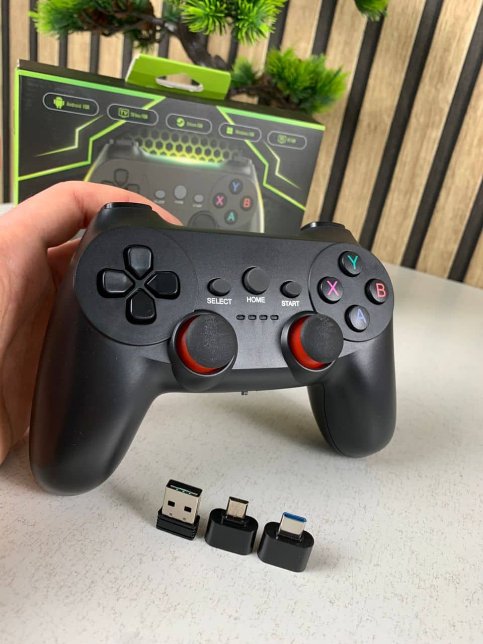 Manette de jeu sans fil Compatible avec Android TV , Steam, PC, TVBOX, PS3 CM019 – يد تحكم لاسلكية - Jouet & Gaming - صورة 7