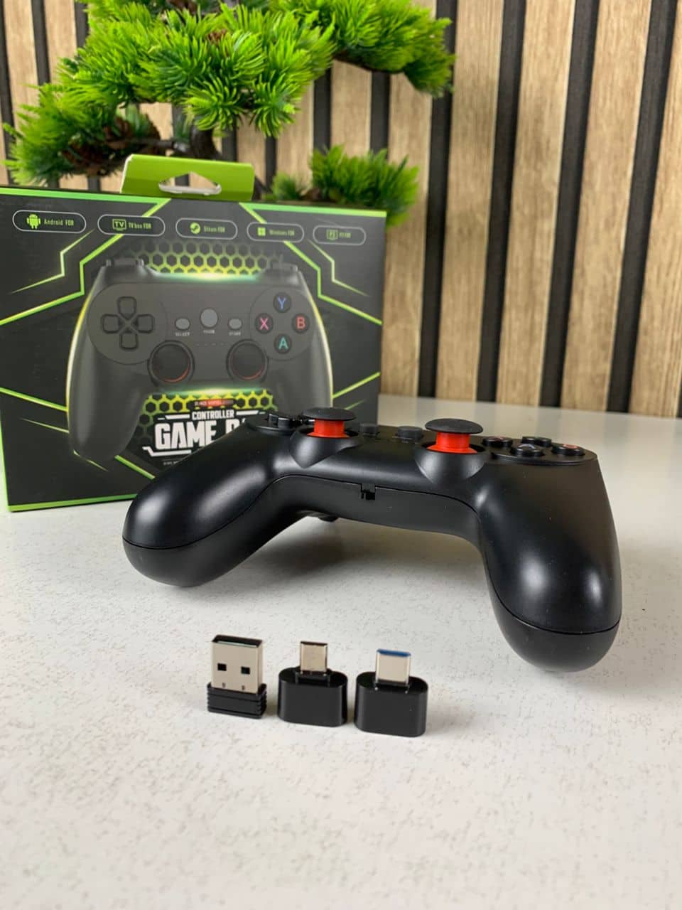 Manette de jeu sans fil Compatible avec Android TV , Steam, PC, TVBOX, PS3 CM019 – يد تحكم لاسلكية - Jouet & Gaming - صورة 9