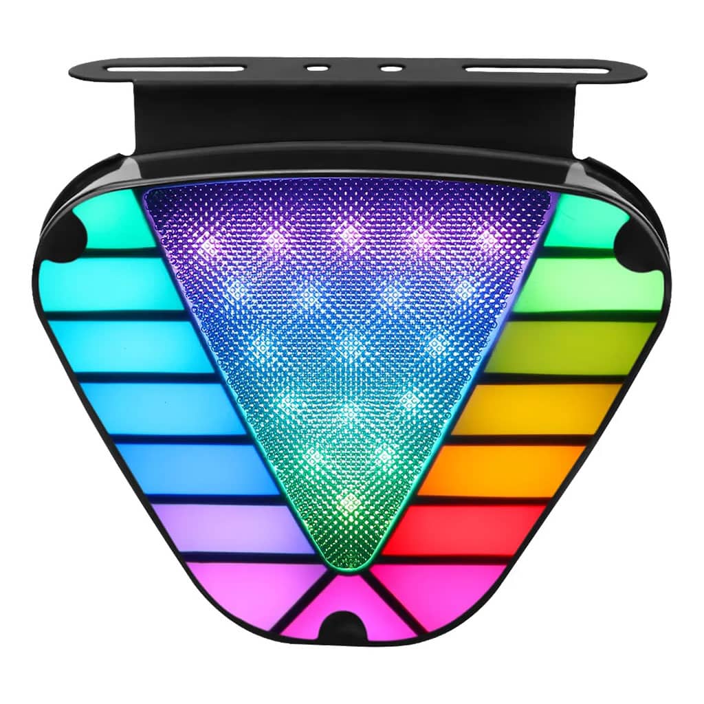 Feu arrière clignotant triangulaire à LED multicolore 2PCS – مصباح إشارة متعدد الألوان - Accessoires Auto/Moto - صورة 6