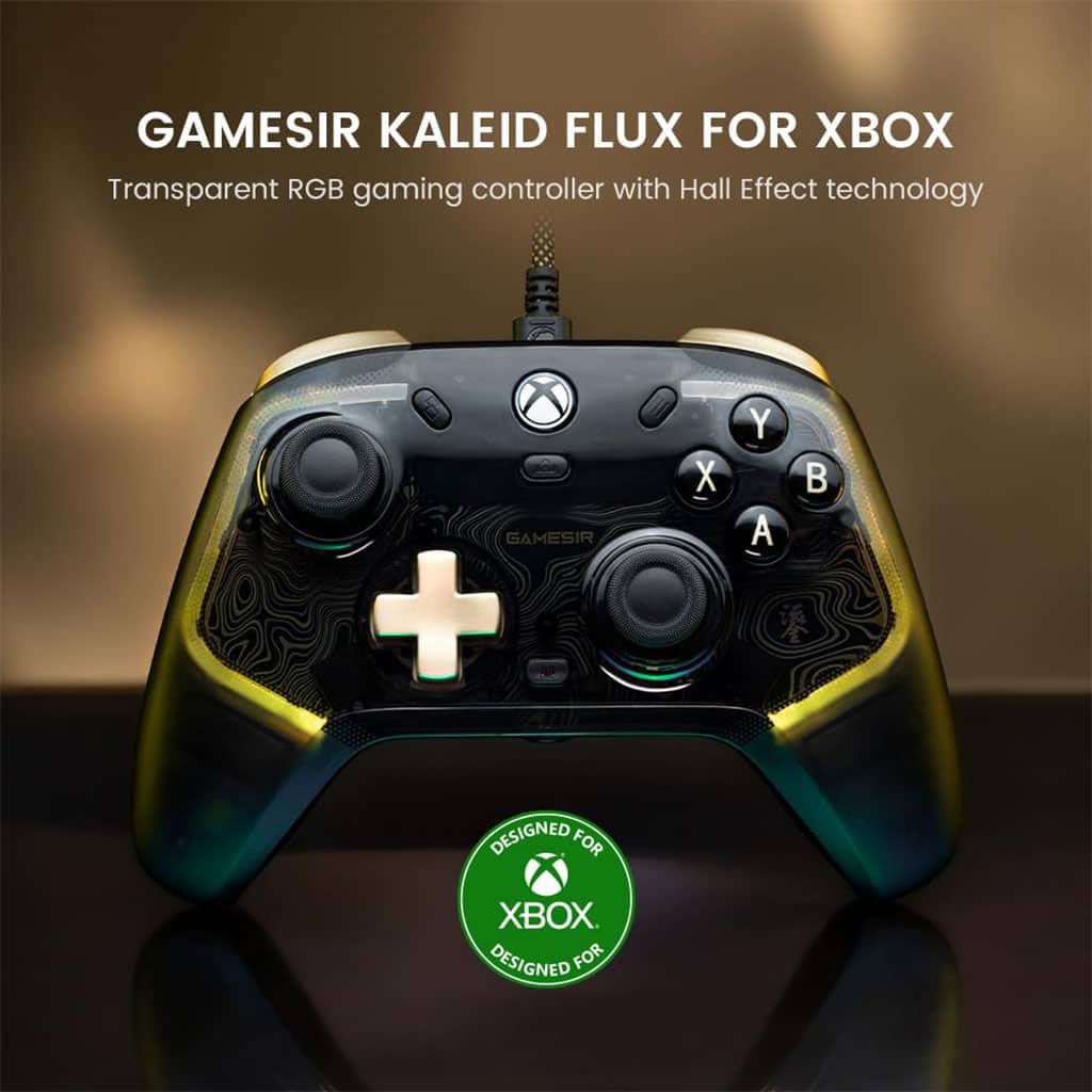 Manette filaire GameSir Kaleid Flux éclairage RGB pour Xbox – يد تحكم لاسلكية أصلية - Jouet & Gaming - صورة 2