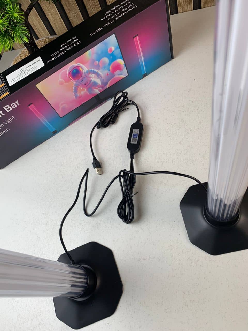 Lampes d’ambiance 2Pcs LED RVB Smart 360° avec plusieurs modes et synchronisation de la musique - Électronique - صورة 9