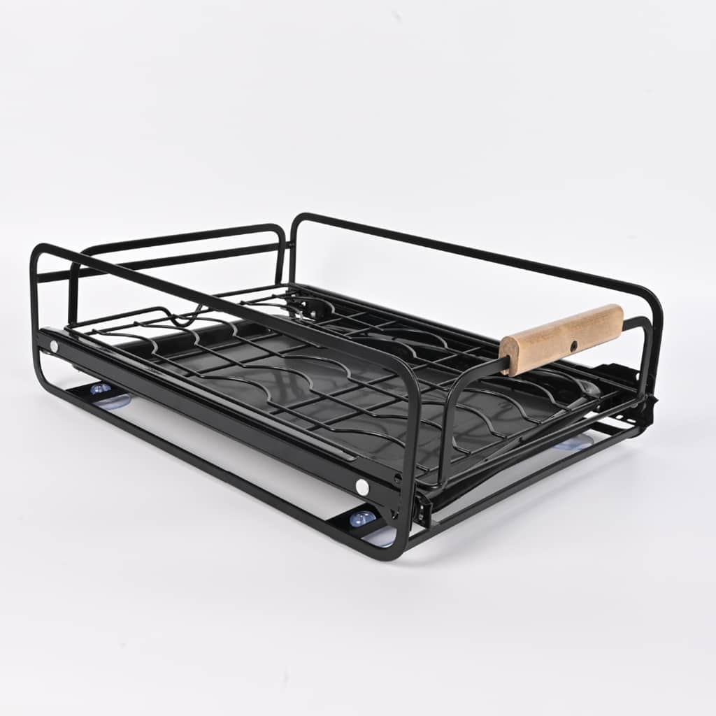 Égouttoir à vaisselle avec poignées en bois pour cuisine – منظم أواني داخل رف المطبخ - Cuisine - صورة 2