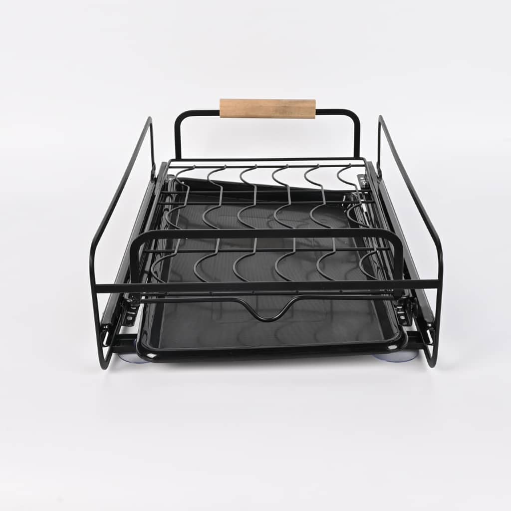 Égouttoir à vaisselle avec poignées en bois pour cuisine – منظم أواني داخل رف المطبخ - Cuisine - صورة 5