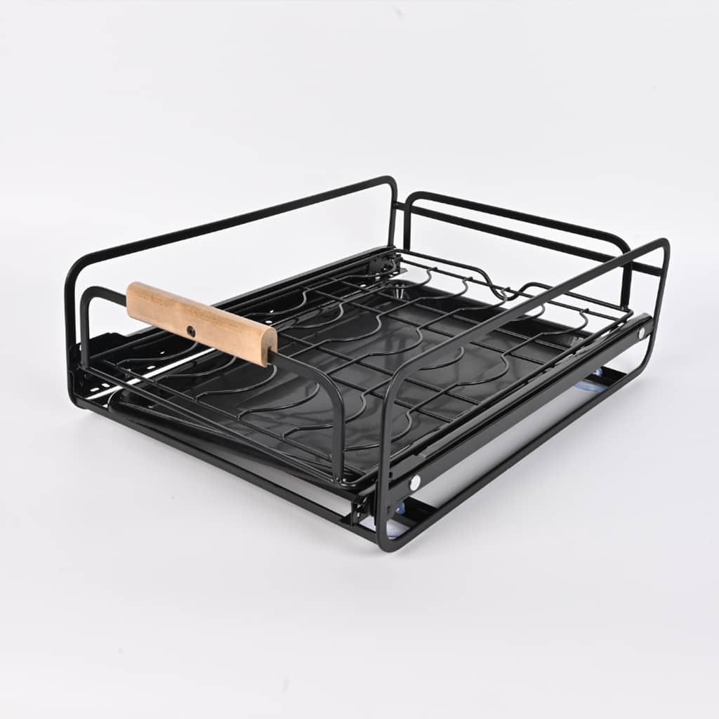Égouttoir à vaisselle avec poignées en bois pour cuisine – منظم أواني داخل رف المطبخ - Cuisine - صورة 6