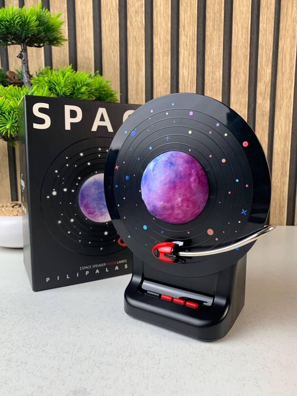Haut Parleur Bluetooth avec lampe lunaire LED 3D à 7 couleurs réglables – مكبر صوت بلوتوث - Électronique - صورة 8