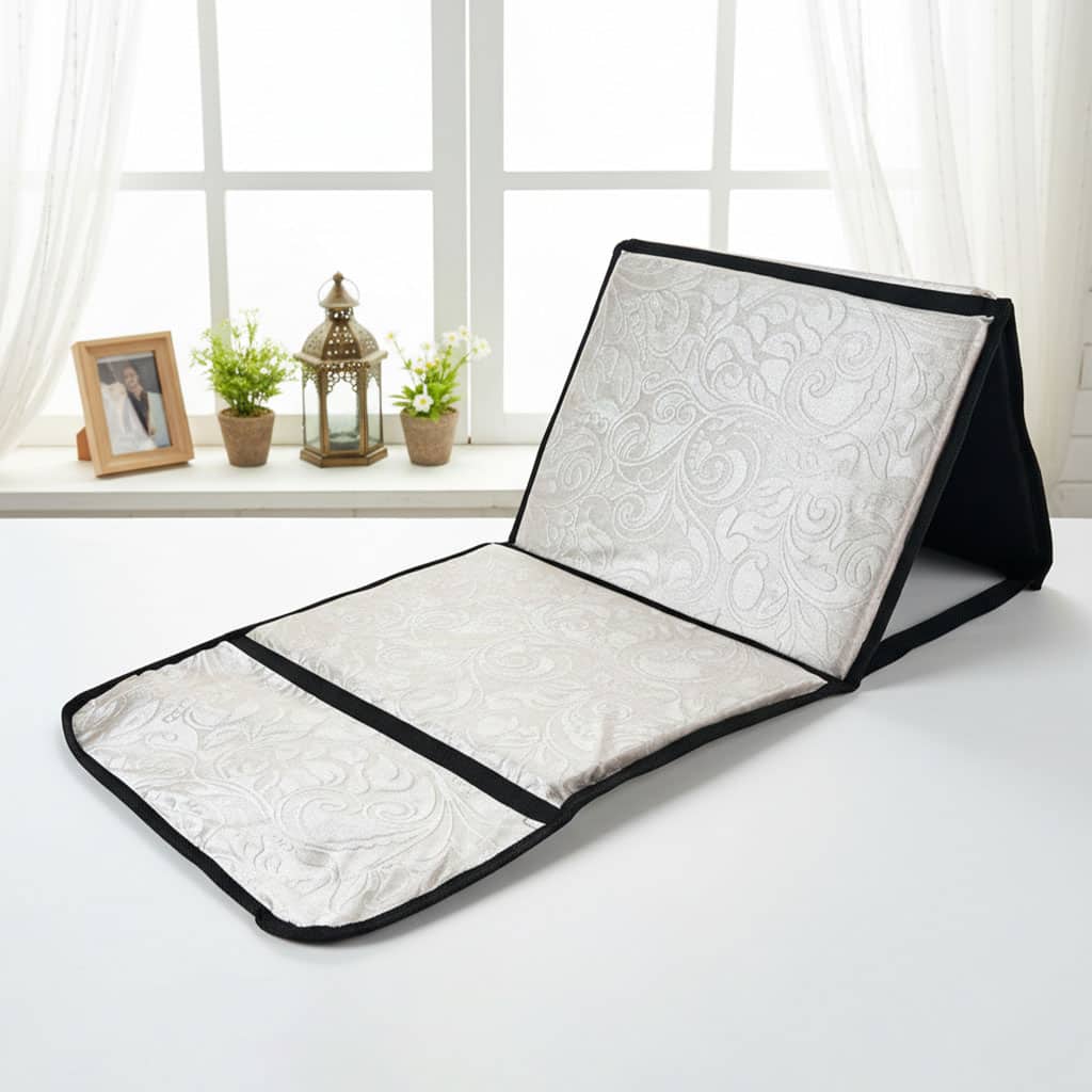Tapis de Prière Sultan Pliable avec Dossier et Poche Arrière V2 – سجادة صلاة سلطان قابلة للطي مع مسند ظهر - Divers - صورة 2