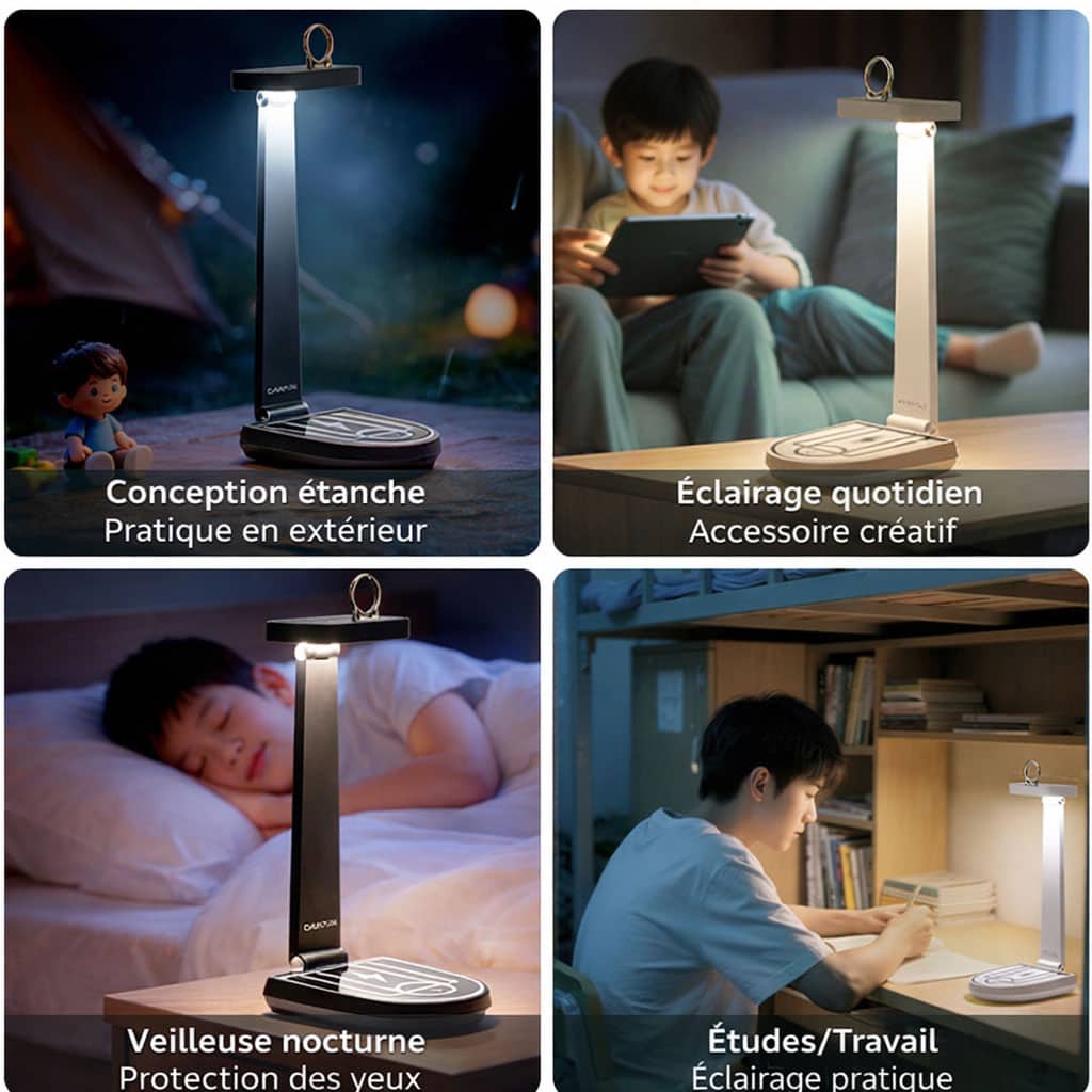 Lampe de bureau et chargeur de téléphone portable sans fil 15 W – مصباح مكتب وشاحن لاسلكي - Électronique - صورة 6