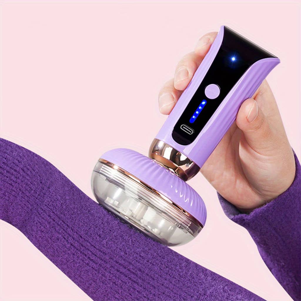Appareil Rasoir Anti-peluches pour Vêtements Rechargeable Type-C – جهاز مزيل الوبر من الملابس - Électronique - صورة 4