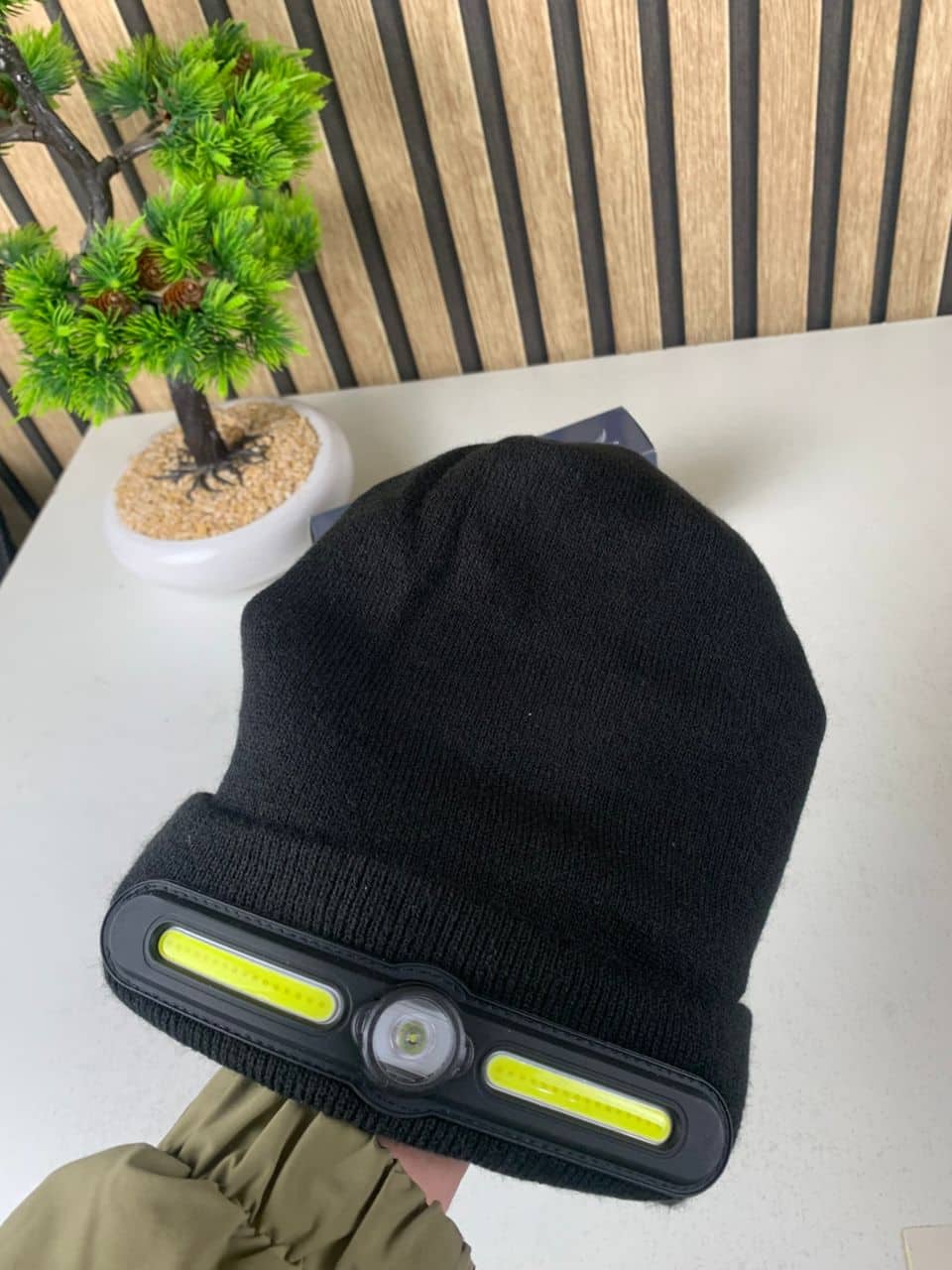Bonnet d’hiver COB Headlight pour camping et randonnée – قبعة شتوية مزودة بمصباح أمامي - Divers - صورة 12