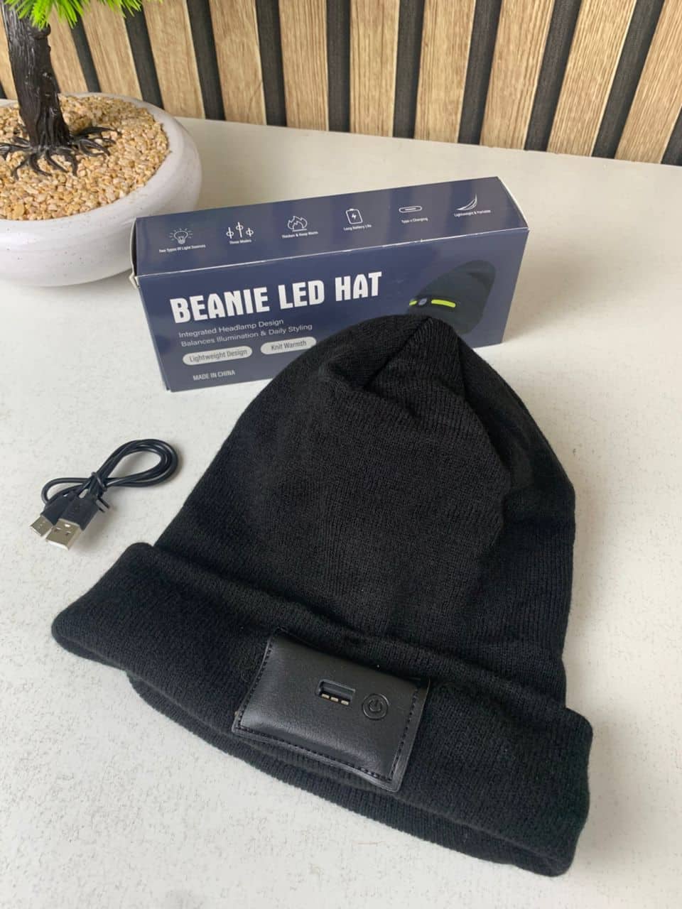 Bonnet d’hiver COB Headlight pour camping et randonnée – قبعة شتوية مزودة بمصباح أمامي - Divers - صورة 13