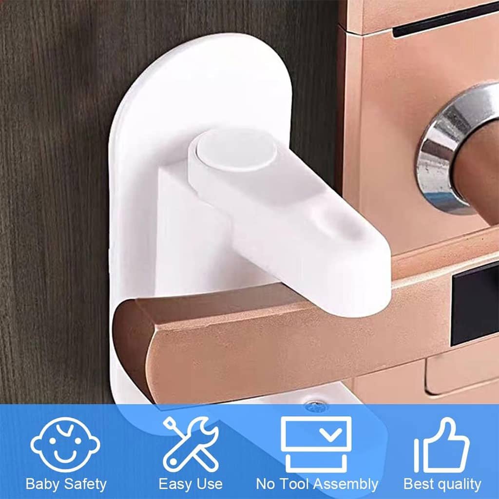 Serrure Anti-Overture Bloque-portes et Fenêtres pour Enfants 3Pcs - Maison - صورة 4