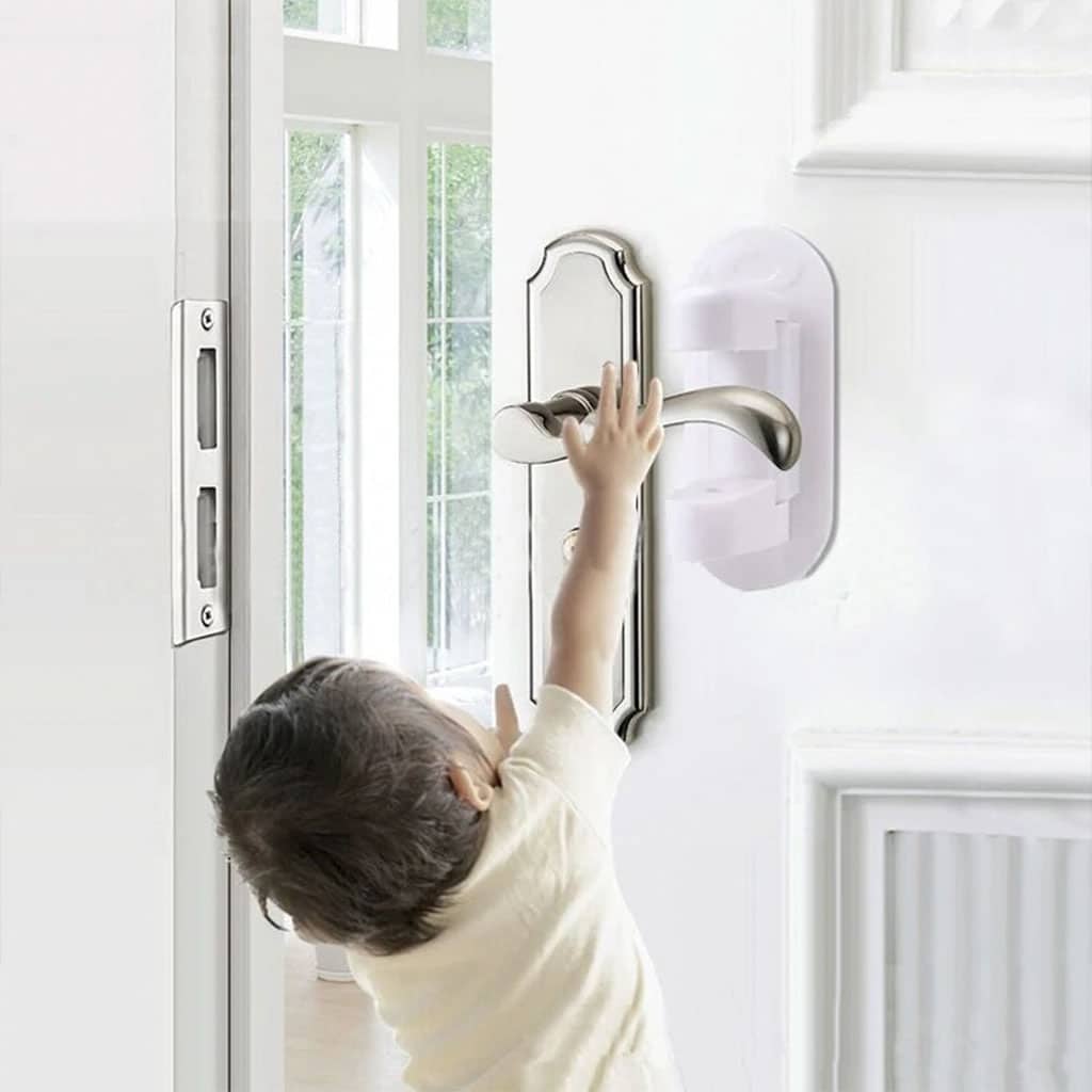 Serrure Anti-Overture Bloque-portes et Fenêtres pour Enfants 3Pcs - Maison - صورة 7