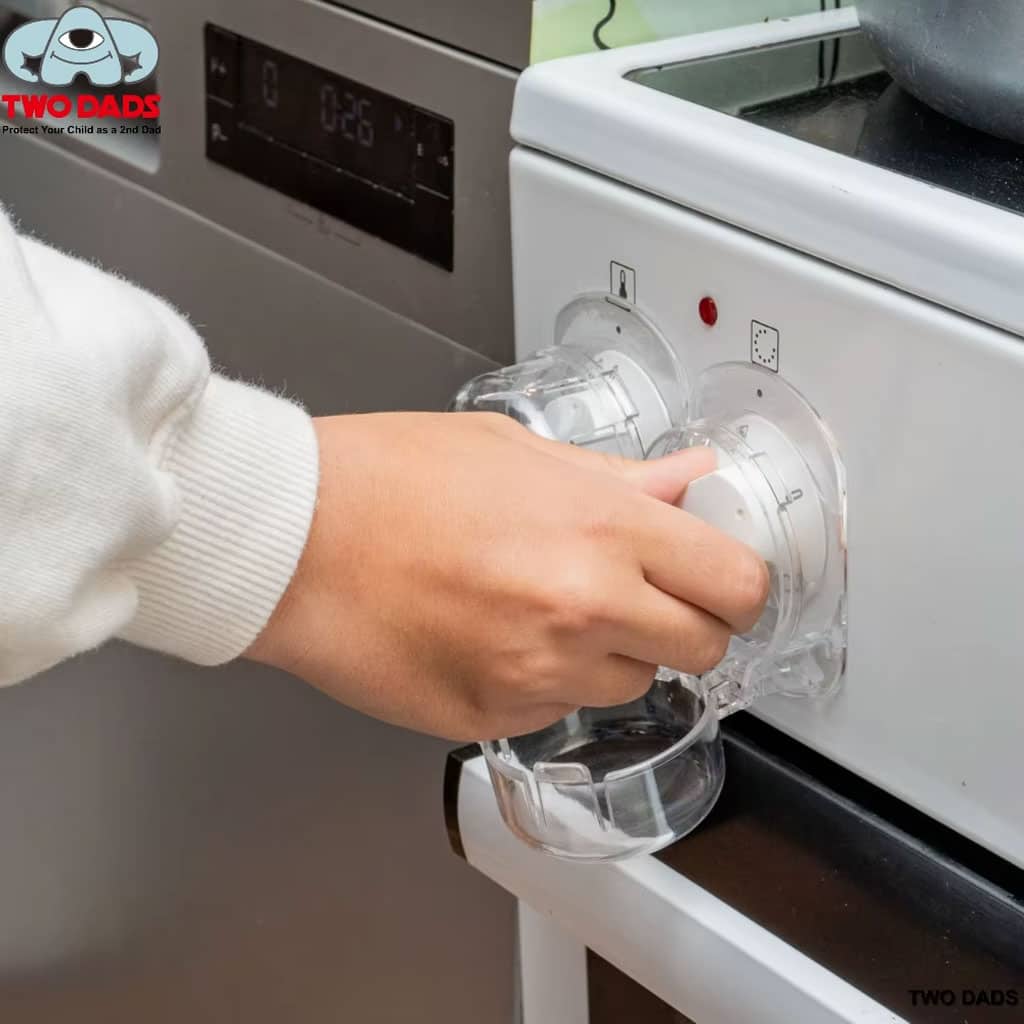 Pack de 4Pcs protections transparentes universelles pour boutons de cuisinière à gaz – طقم أغطية أزرار موقد الطبخ - Cuisine - صورة 7