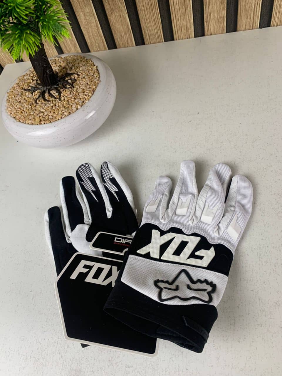 Gants Fox Racing pour motocross, tactiles – قفازات فوكس ريسينغ للدراجات النارية - Accessoires Auto/Moto - صورة 2
