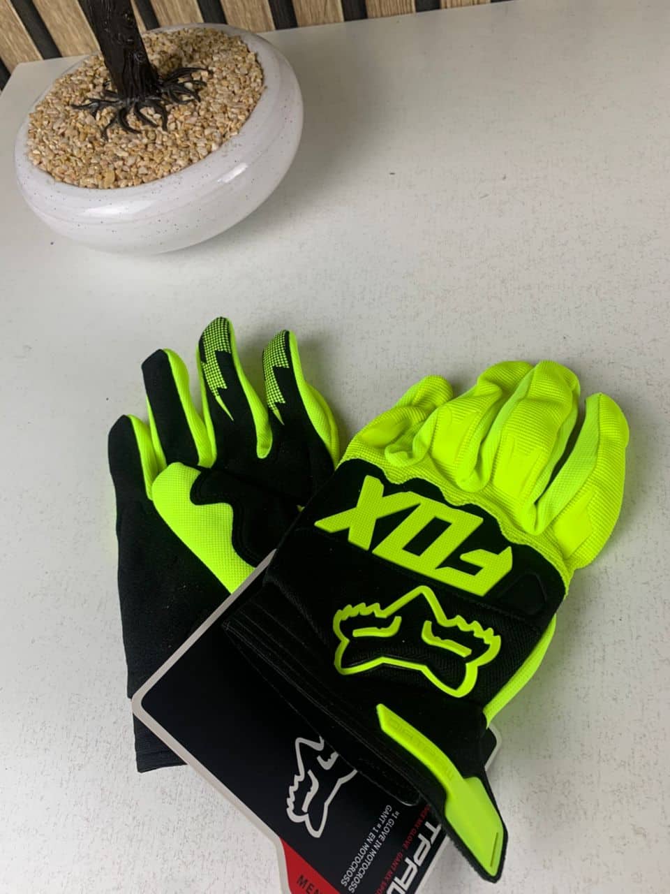 Gants Fox Racing pour motocross, tactiles – قفازات فوكس ريسينغ للدراجات النارية - Accessoires Auto/Moto - صورة 8