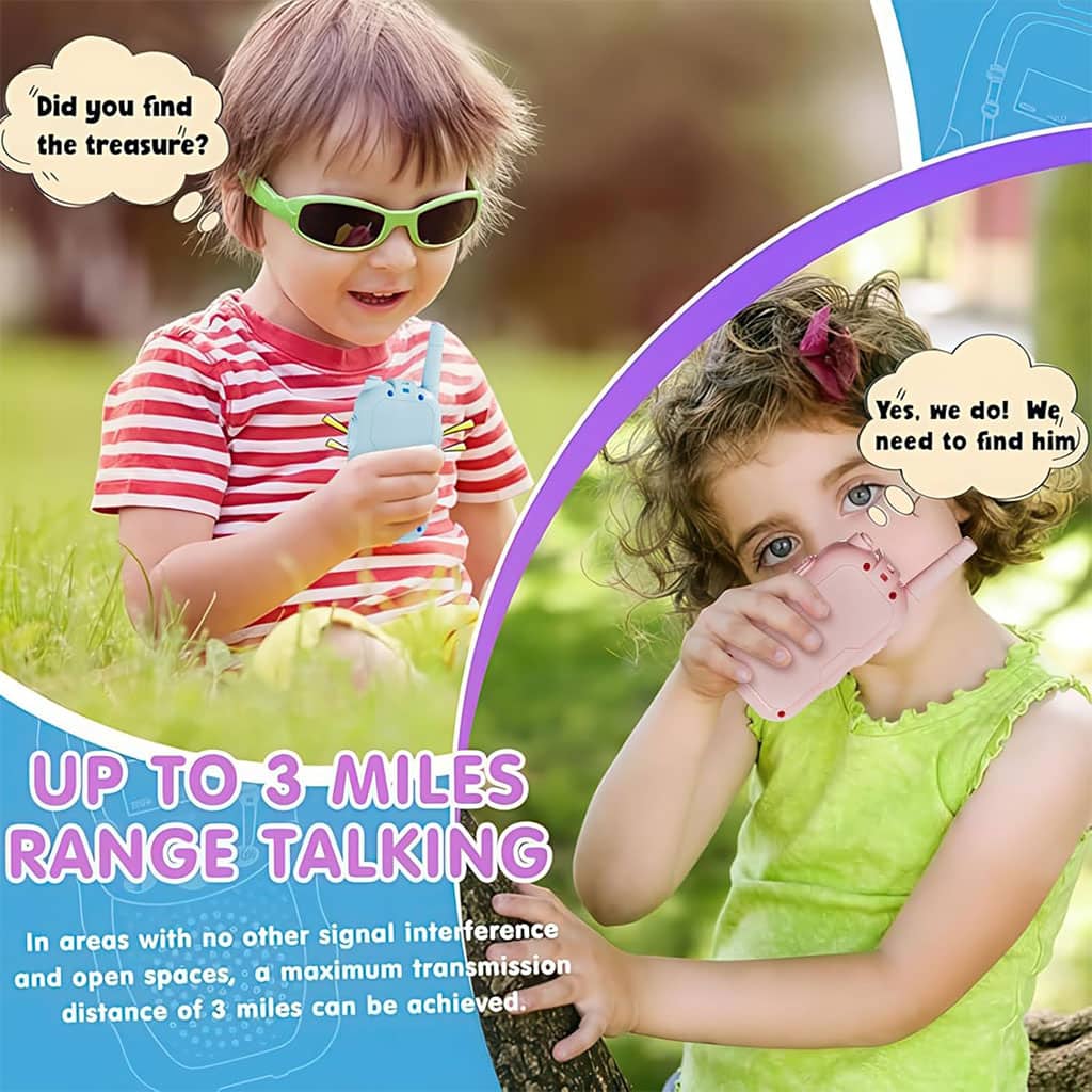 Pack Talkie-walkie 2pcs pour enfants avec vidéo et camera HD rechargeable - Électronique - صورة 5