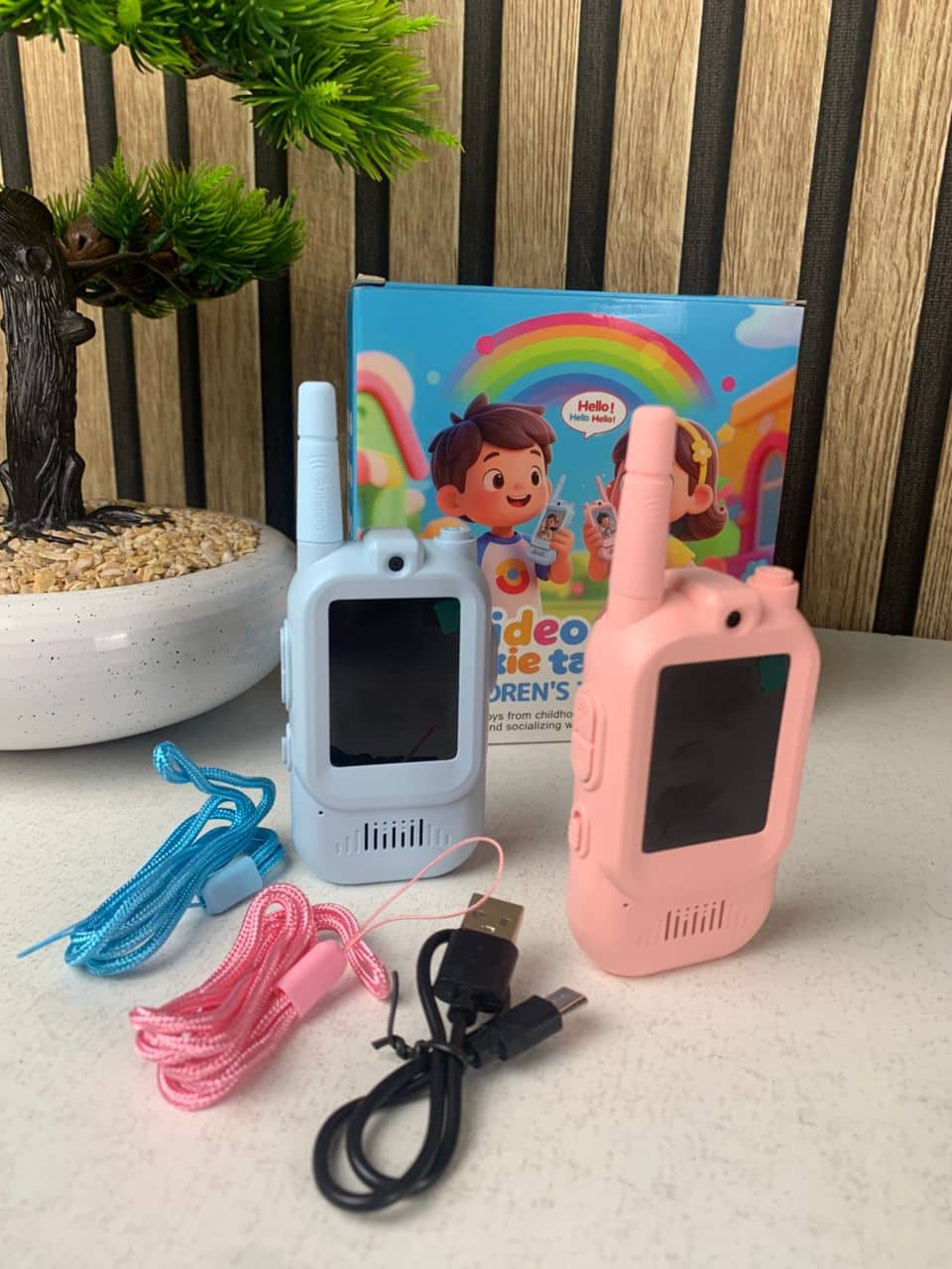 Pack Talkie-walkie 2pcs pour enfants avec vidéo et camera HD rechargeable - Électronique - صورة 7