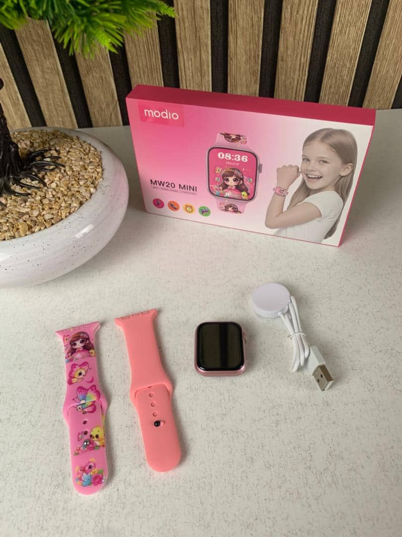 Smartwatch Modio MW20 Mini pour filles et garçons avec 2 bracelets – ساعة ذكية للأطفال - Électronique - صورة 10