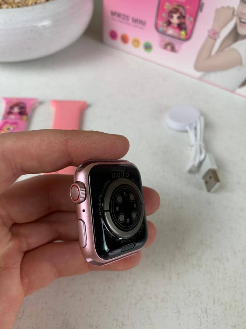 Smartwatch Modio MW20 Mini pour filles et garçons avec 2 bracelets – ساعة ذكية للأطفال - Électronique - صورة 12
