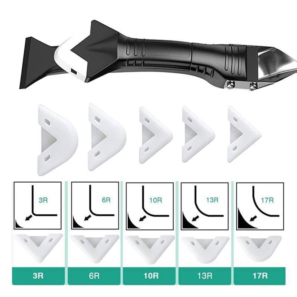 Lisseur Joint Silicone Outil 5 en 1 pour Tous Types de Joints - Outillage et Bricolage - صورة 2
