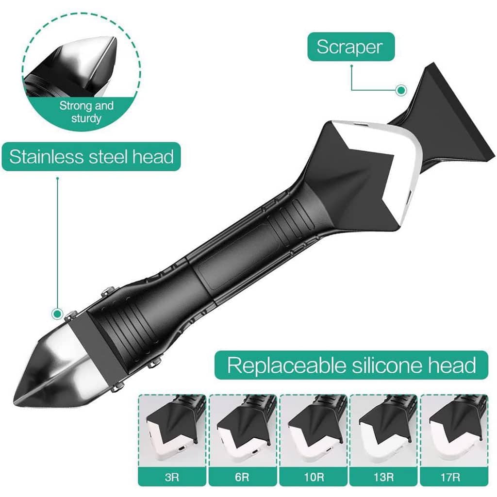 Lisseur Joint Silicone Outil 5 en 1 pour Tous Types de Joints - Outillage et Bricolage - صورة 3