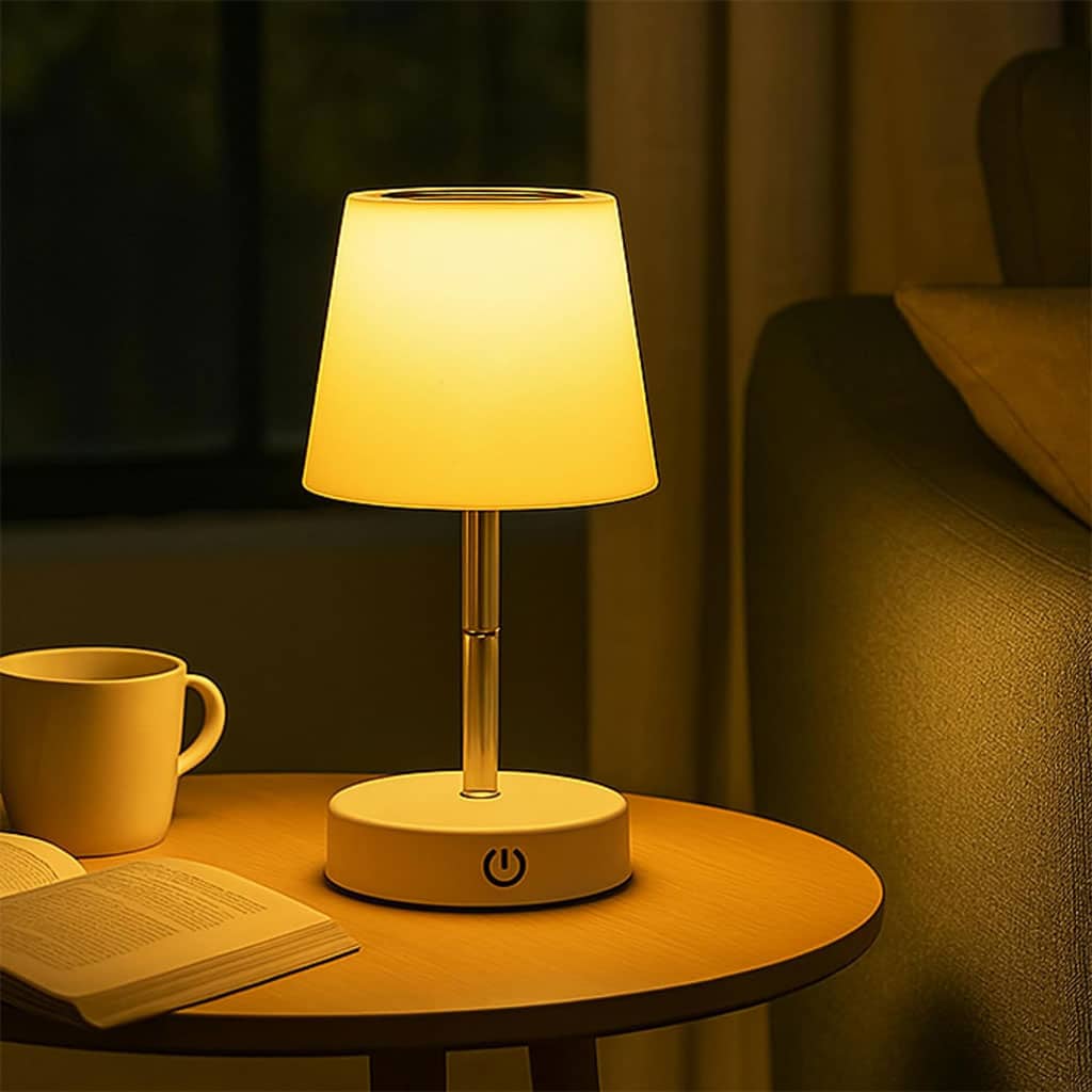 Lampe de chevet télescopique LED rechargeables lumière chaude – مصباح تيليسكوبي بإضاءة دافئة - Décoration - صورة 6