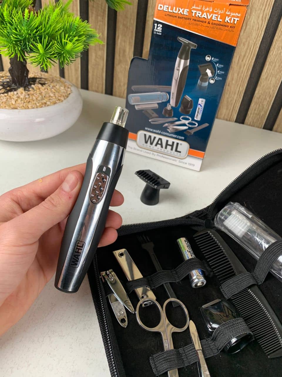Kit de Voyage Tendeuse WAHL avec accessoires de soins pour hommes – طقم آلة حلاقة مع أدوات العناية للرجال - Soins et Beauté - صورة 10