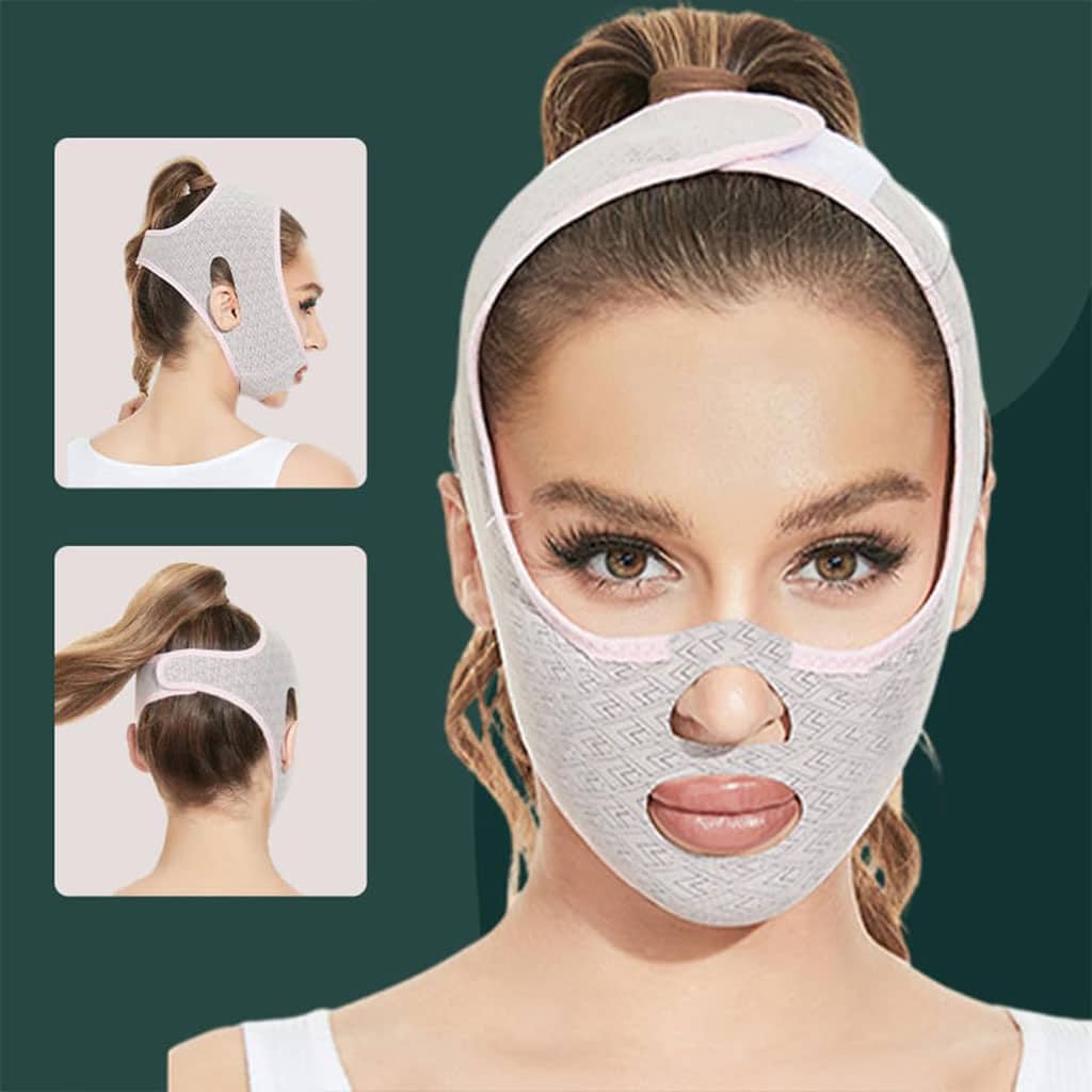 Masque pour visage V Face avec ceinture liftante A929 – قناع شد الوجه للنساء - Soins et Beauté - صورة 2