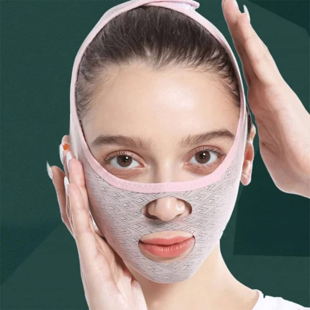 Masque pour visage V Face avec ceinture liftante A929 – قناع شد الوجه للنساء - Soins et Beauté - صورة 3