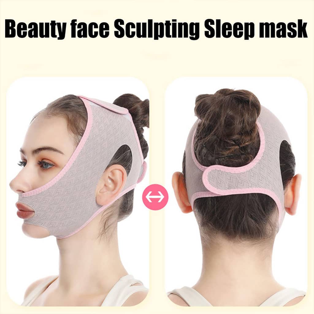 Masque pour visage V Face avec ceinture liftante A929 – قناع شد الوجه للنساء - Soins et Beauté - صورة 7