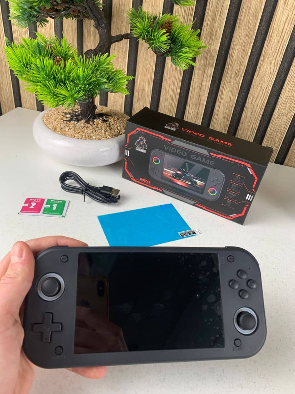 Console de jeu portable rétro M26 plus de 20 000 jeux 25 émulateurs 64GB – جهاز ألعاب محمول - Jouet & Gaming - صورة 10
