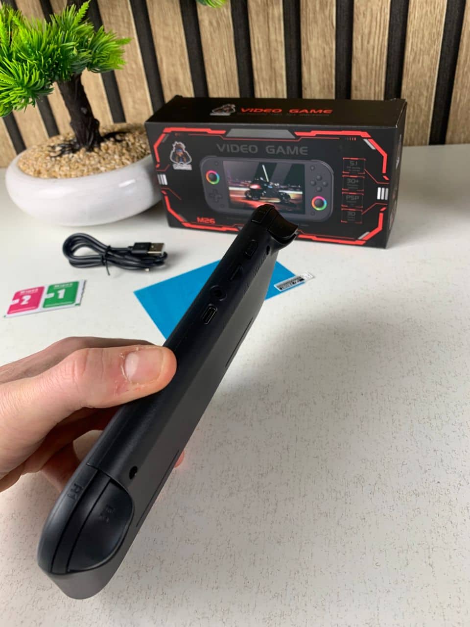 Console de jeu portable rétro M26 plus de 20 000 jeux 25 émulateurs 64GB – جهاز ألعاب محمول - Jouet & Gaming - صورة 11