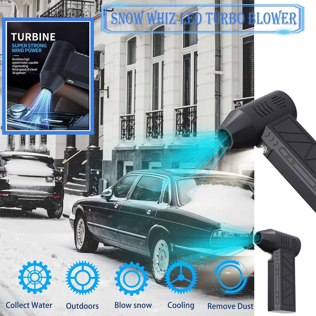 Souffleur avec Ventilateur Turbo à Jet 4 Vitesses V2 – جهاز نسف الهواء محمول - Accessoires Auto/Moto - صورة 5