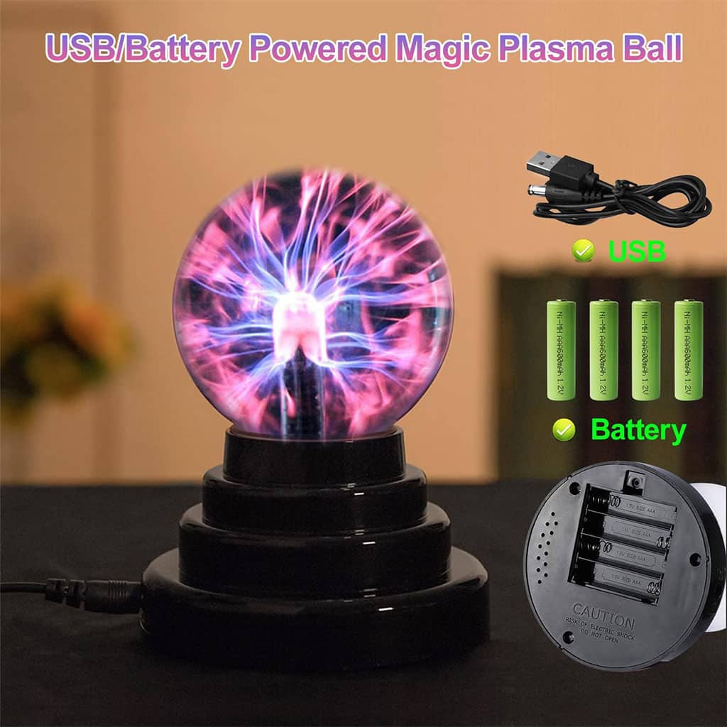 Lampe boule plasma sphérique ionique tactile – مصباح بلازما - Électronique - صورة 5