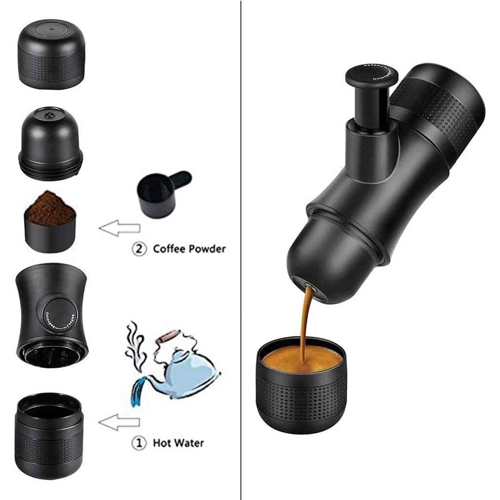 Machine à expresso portable idéale pour le déplacement et et les activités de plein air – ماكينة صنع القهوة محمولة - Maison - صورة 8