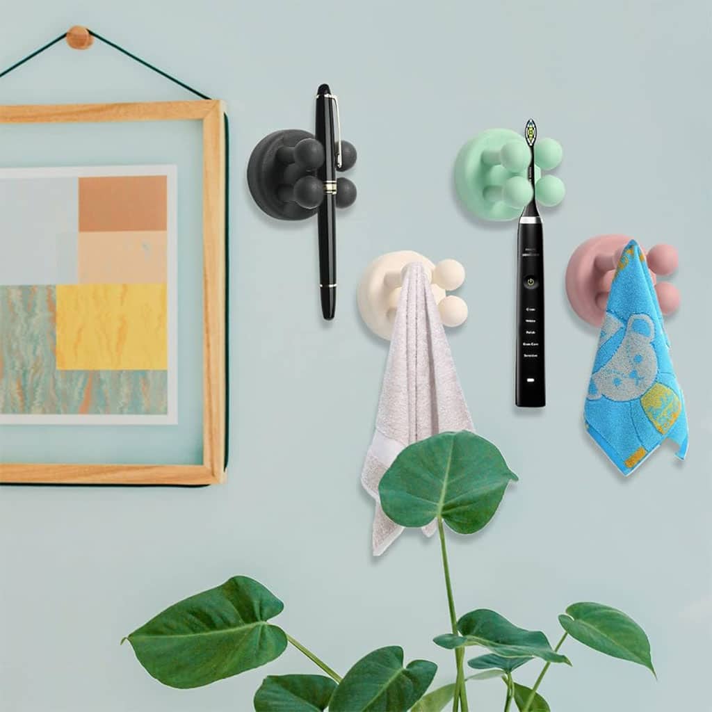 Ensemble de 10 attaches en silicone à fixer au mur multifonctionnels – طقم تثبيت أغراض على الحائط - Divers - صورة 5