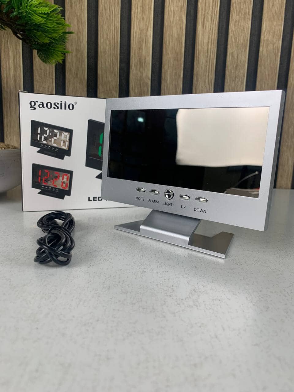 Réveil Numérique Miroir LED Moderne DS-8082L – ساعة منبه رقمي - Électronique - صورة 13
