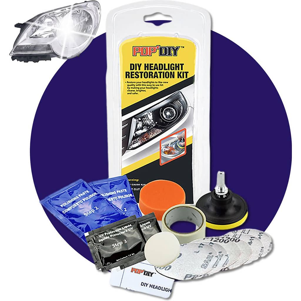 Kit Rénovation Phare Voiture pour Les Rayures De Jaunissement - طقم تنظيف أضواء السيارة - Accessoires Auto/Moto - صورة 2