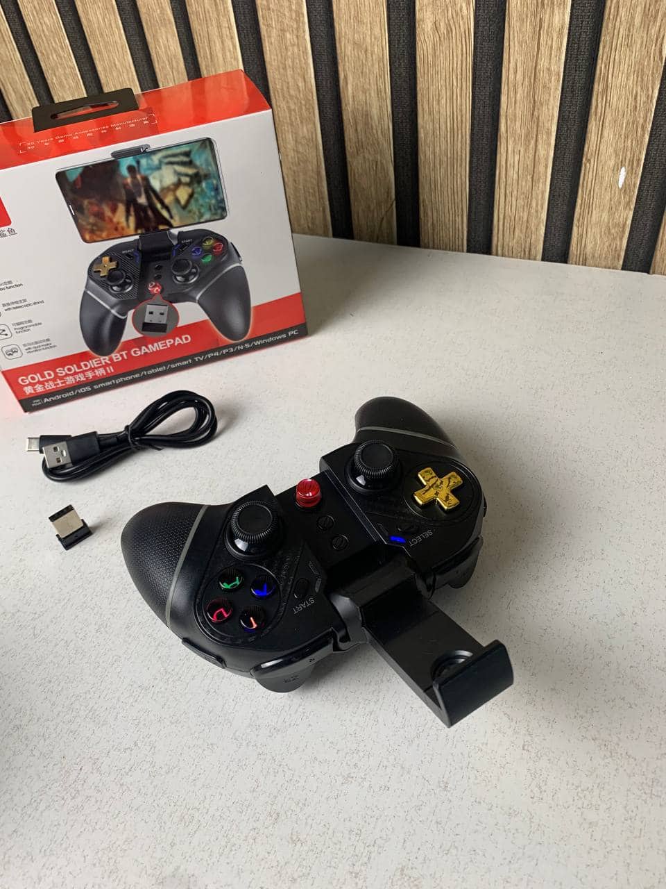 Manette de jeu sans fil IPEGA PG-9218 Gold Soldier BT Gamepad - يد تحكم لاسلكية - Jouet & Gaming - صورة 11