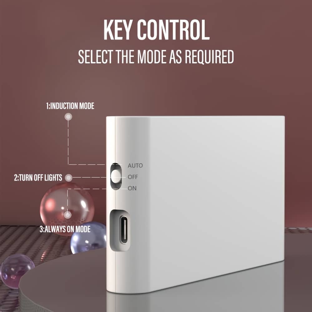 Smart Applique murale LED intelligente à détecteur de mouvement rechargeable 2Pcs - طقم مصباحين لإضاءة الممرات - Maison - صورة 3