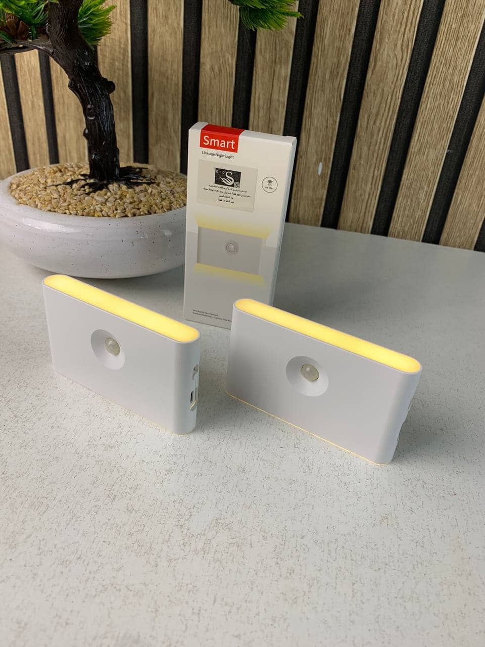 Smart Applique murale LED intelligente à détecteur de mouvement rechargeable 2Pcs - طقم مصباحين لإضاءة الممرات - Maison - صورة 12