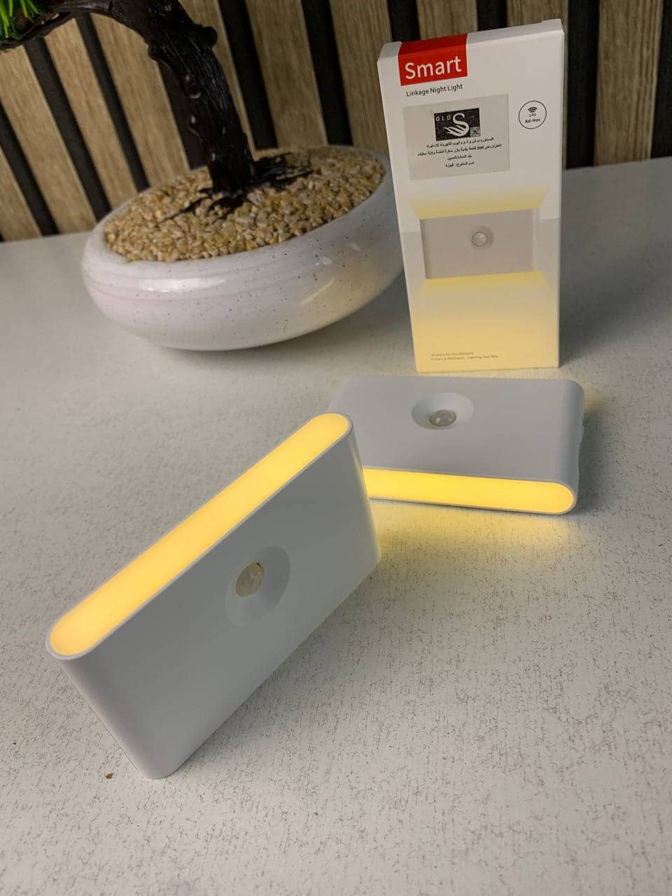 Smart Applique murale LED intelligente à détecteur de mouvement rechargeable 2Pcs - طقم مصباحين لإضاءة الممرات - Maison - صورة 13