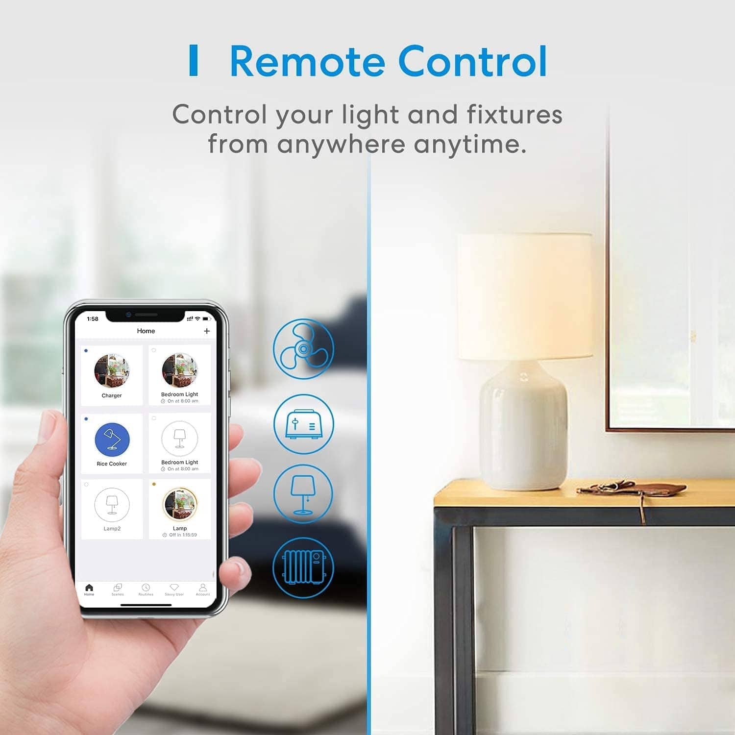 AVEL Prise intelligente WiFi avec commande vocale - مقبس طاقة ذكي (ويفي) - Électronique - صورة 2