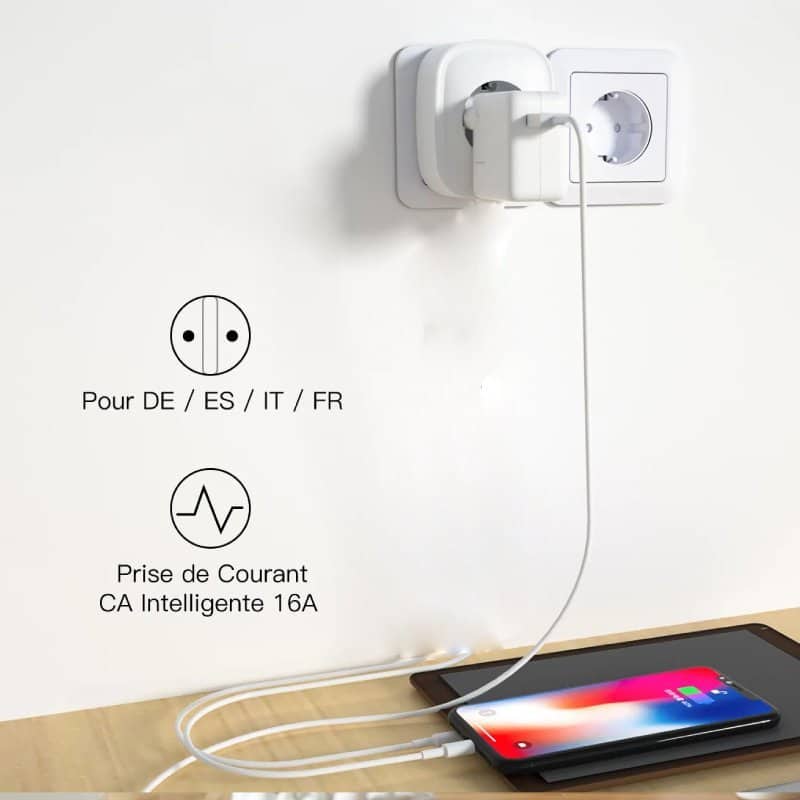AVEL Prise intelligente WiFi avec commande vocale - مقبس طاقة ذكي (ويفي) - Électronique - صورة 3
