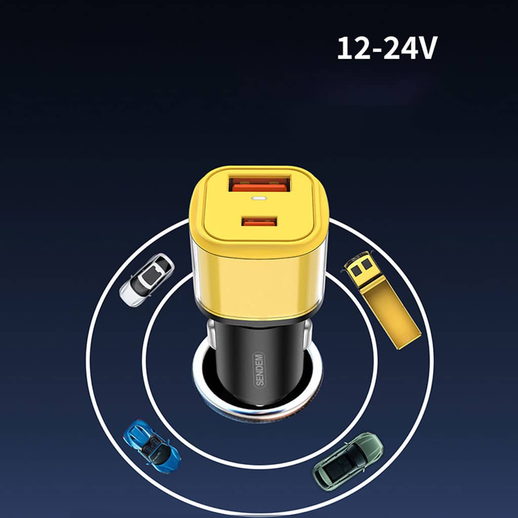 Chargeur Voiture 3en1 Fast Charge 45W - شاحن سيارة سريع - Électronique - صورة 5