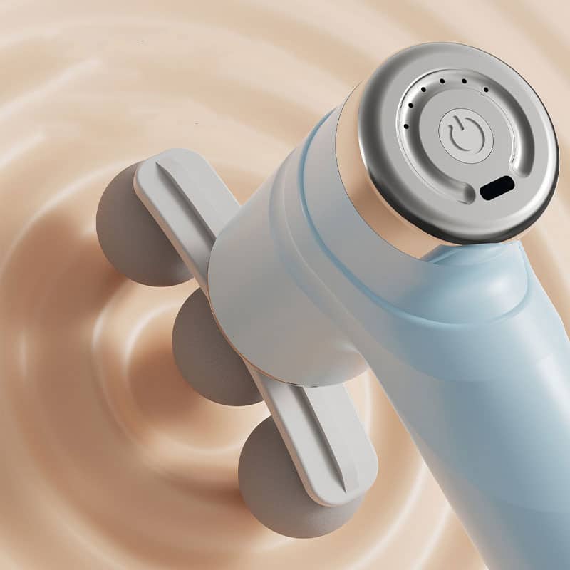 Pistolet de massage pour soulager la douleur 6 vitesses 4 têtes LM-810T - جهاز تدليك بعدة رِؤوس - Électronique - صورة 2