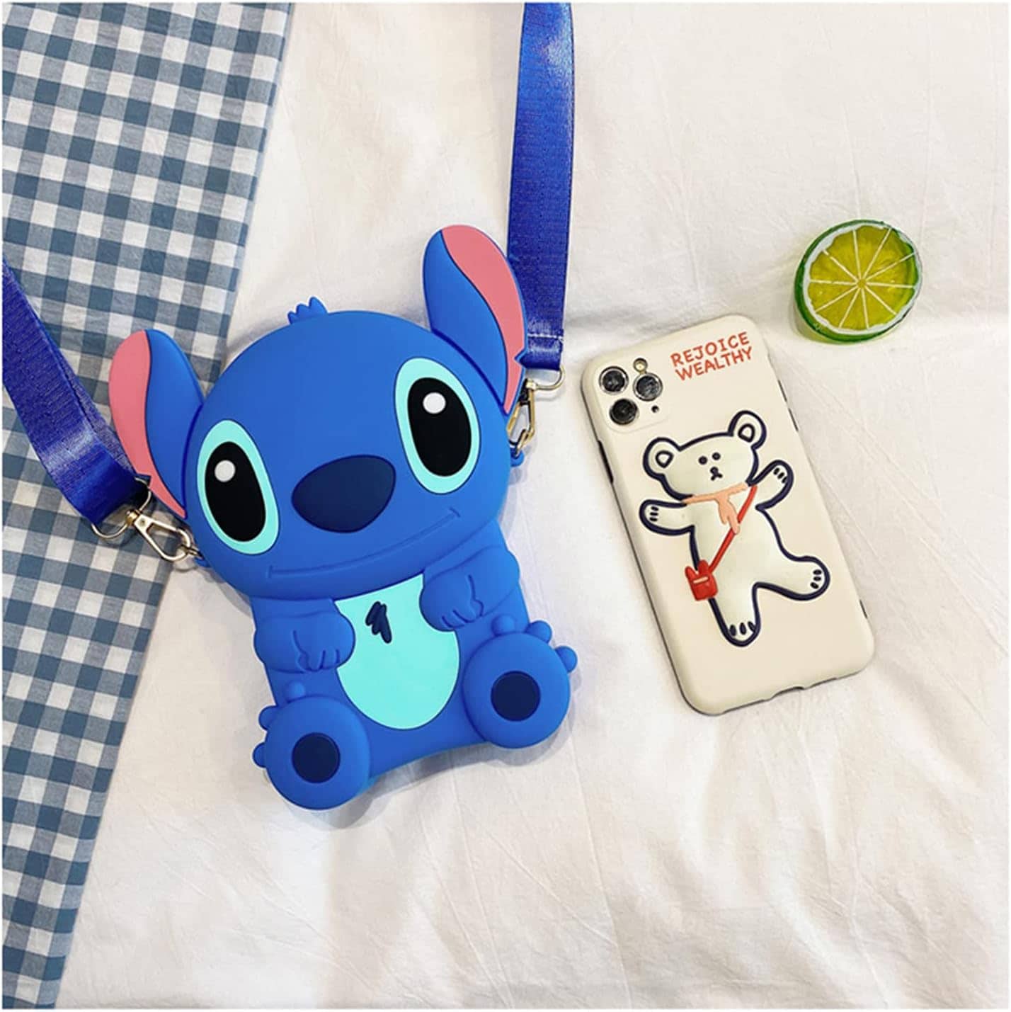 Porte-monnaie mignon à motif dessin animé Stitch pour enfants- محفظة نقود للأطفال - Sac à dos et Mode - صورة 3