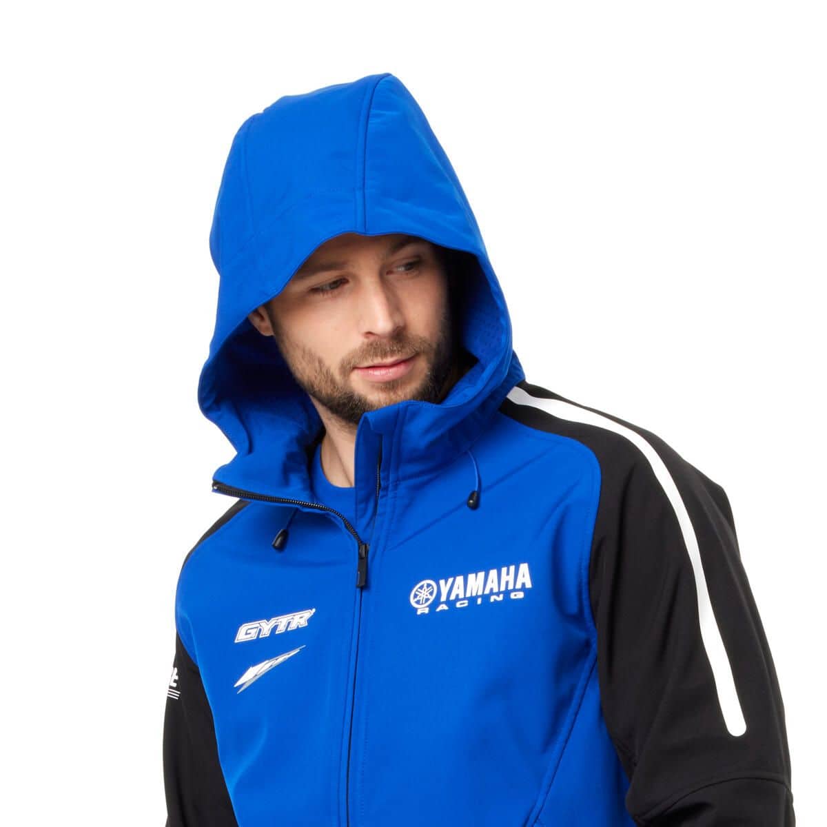 Veste Yamaha Racing Softshell Edition Black à Capuche Unisexe - سترة ياماها جودة عالية - Accessoires Auto/Moto - صورة 5
