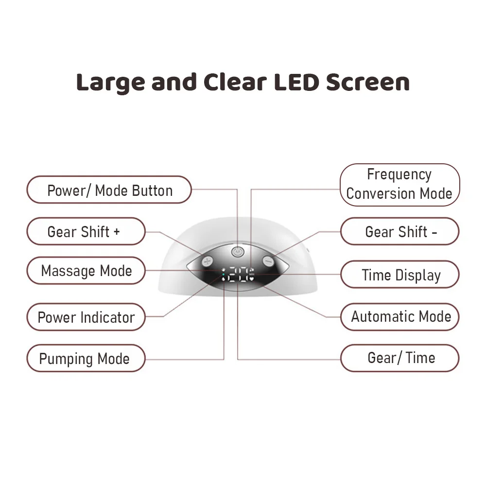 Tire Lait Electrique Mains Libres MY-378 4 Modes 12 Niveaux - جهاز إستخراج الحليب - Maternité - صورة 5
