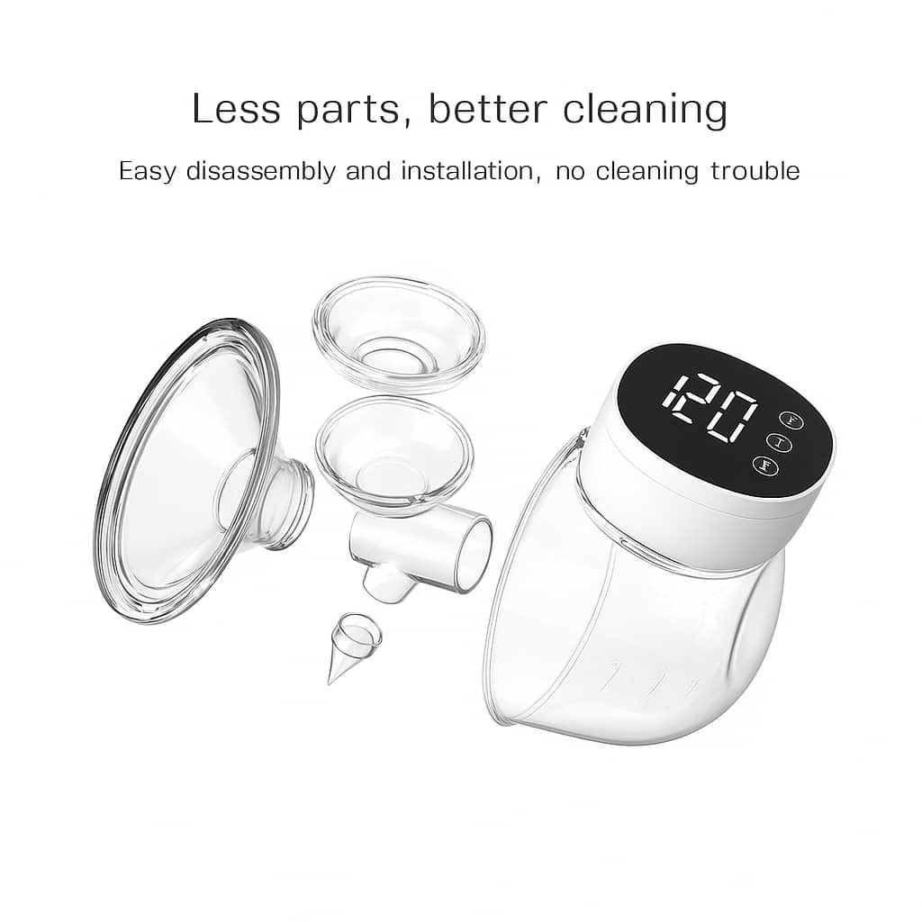 Double Tire Lait Electrique Mains Libres MY-376 3 Modes 9 Niveaux - جهاز إستخراج الحليب 2 قطع - Maternité - صورة 7